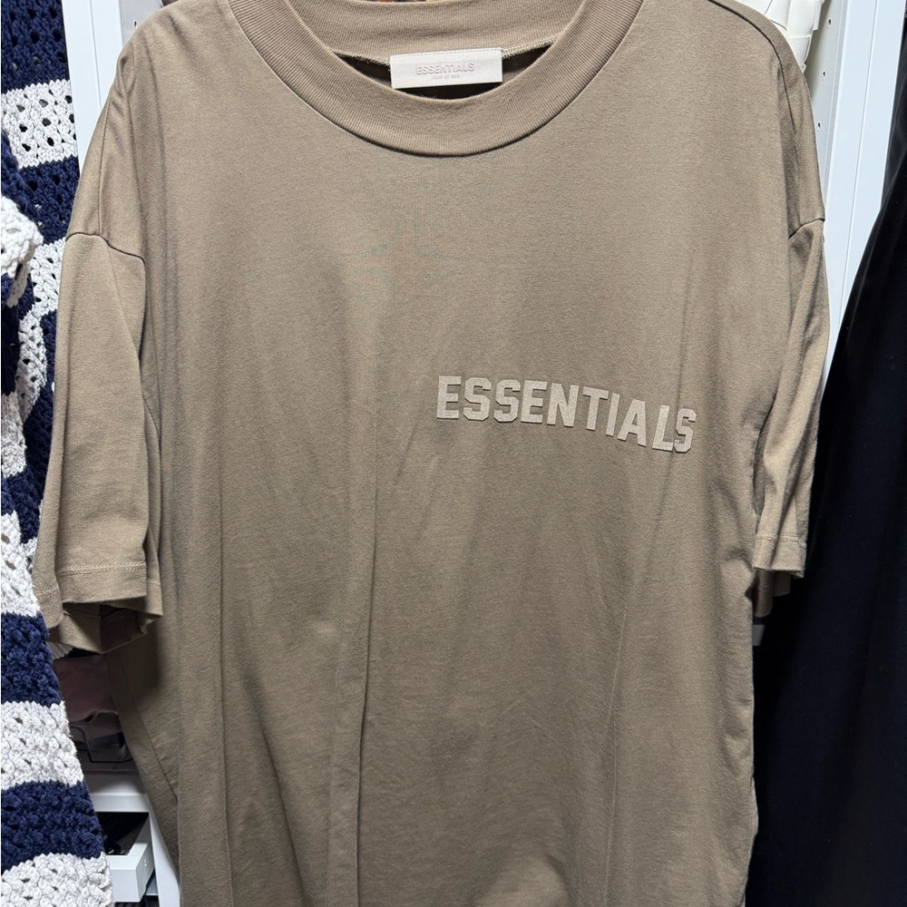 Essentials Men's Beige Short Sleeve Tee
